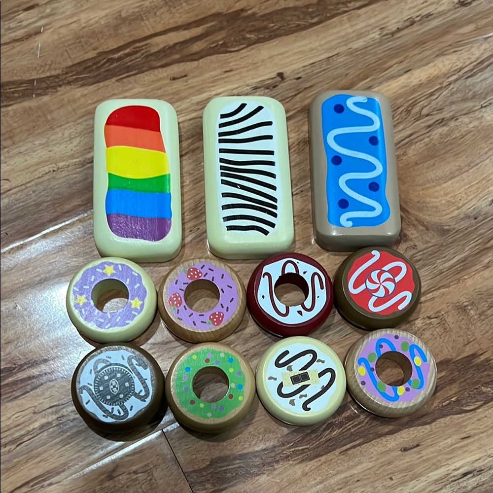 Wooden Donut Set